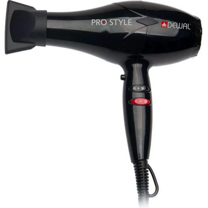 Фен 2000 Вт Pro Style DEWAL 03-111 Black Фен 2000 Вт Pro Style DEWAL 03-111 Black