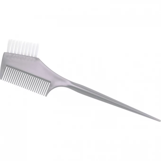 Кисть для окрашивания волос с расческой DEWAL JPP049M-1 grey
