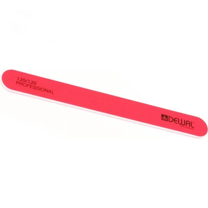 Пилка для искусственных ногтей NEON 120/120, 18 см DEWAL 9101708