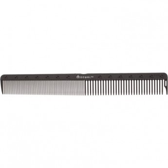 Расческа рабочая DEWALCARBON black комбинированная, черная 18 см