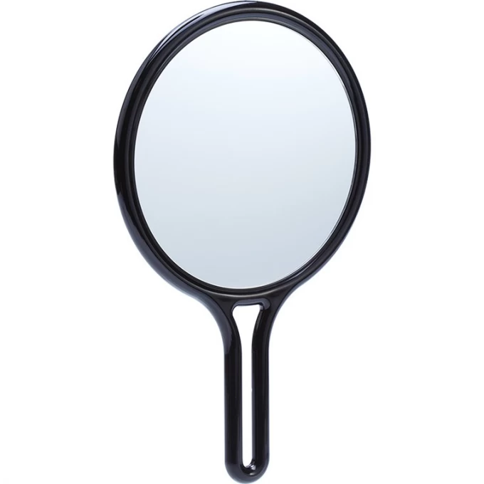 Зеркало с ручкой (26 х 16 см) DEWAL MR-61 black Зеркало с ручкой (26 х 16 см) DEWAL MR-61 black